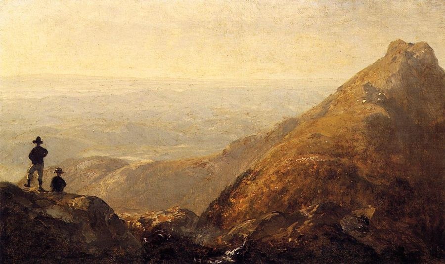 Sanford Robinson Gifford A Sketch of Mansfield Mountain